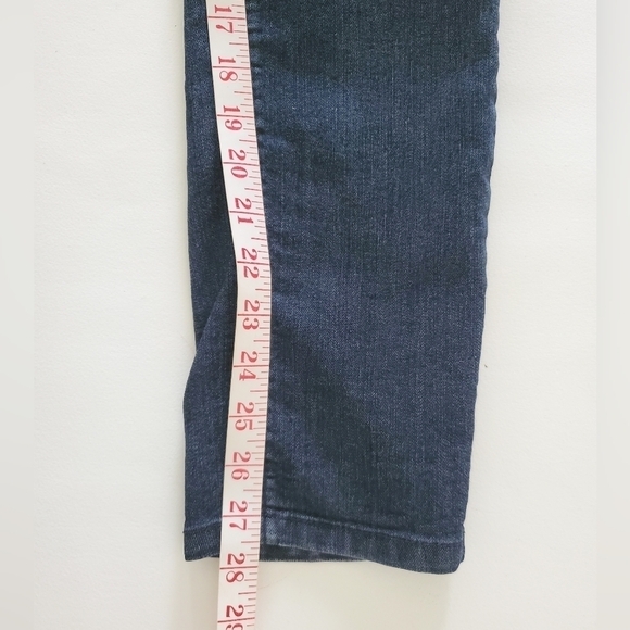 2/$35 Sale D. JEANS Dark Wash Skinny Fit Jeans Midrise Sz 10P - Picture 10 of 11